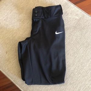 Black Nike softball pants